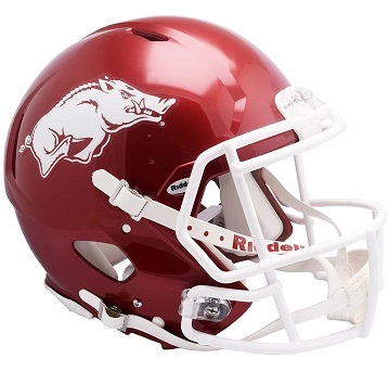 University of Arkansas Razorbacks Authentic Speed Football Helmet