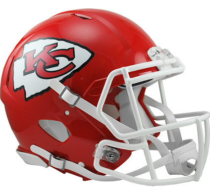 Authentic Kansas City Chiefs Helmet - Speed Model