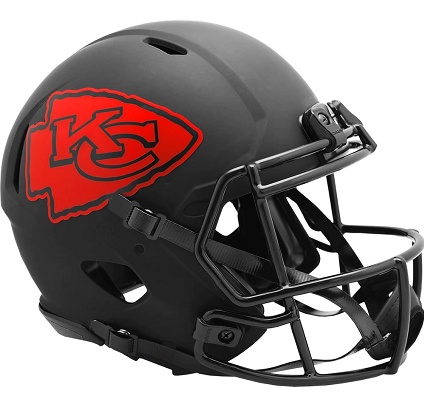 Kansas City Chiefs Authentic Eclipse Speed Football Helmet