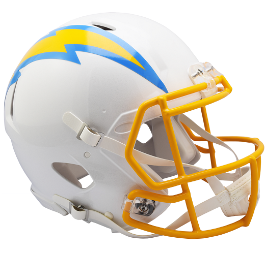 Los Angeles Chargers Authentic Speed Football Helmet