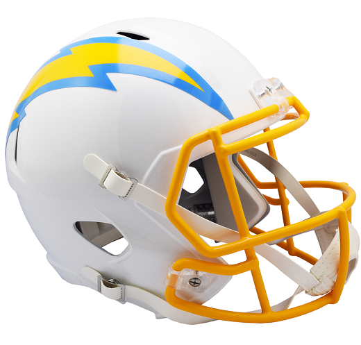 Los Angeles Chargers Replica Speed Football Helmet