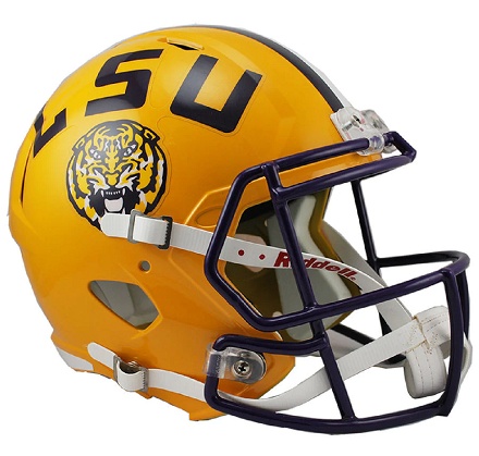 LSU Tigers Replica Speed Football Helmet