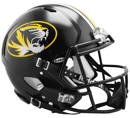 University of Missouri Tigers Authentic Speed Football Helmet