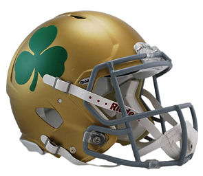 Authentic Notre Dame Speed Football Helmet
