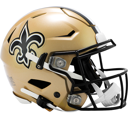 New Orleans Saints Authentic SpeedFlex Football Helmet