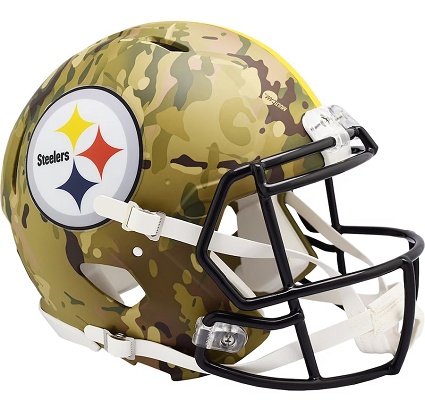 Pittsburgh Steelers Authentic Camo Speed Football Helmet