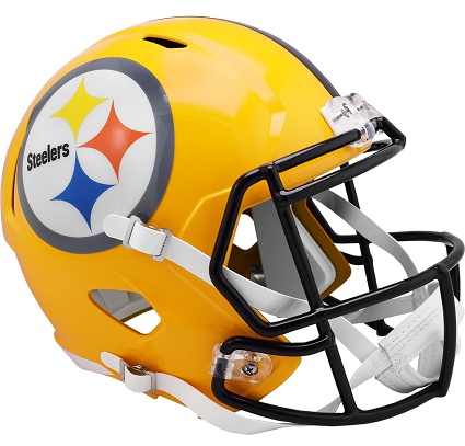Pittsburgh Steelers Replica Throwback Speed Football Helmet