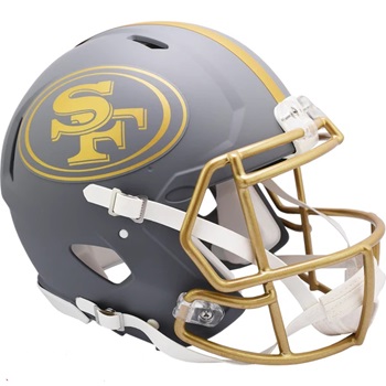 San Francisco 49ers Authentic Slate Speed Football Helmet