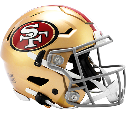 San Francisco 49ers Helmets