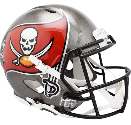 Tampa Bay Bucs Authentic Speed Football Helmet
