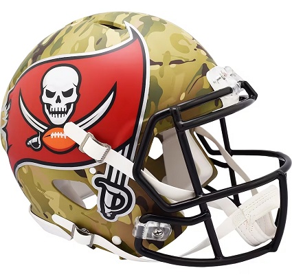 Tampa Bay Bucs Authentic Camo Speed Football Helmet