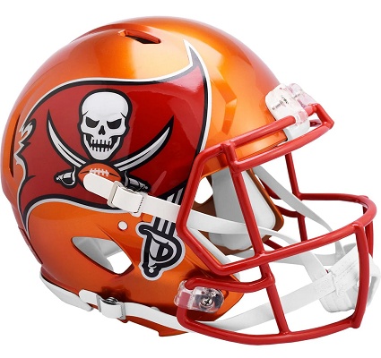 Tampa Bay Bucs Authentic Flash Speed Football Helmet