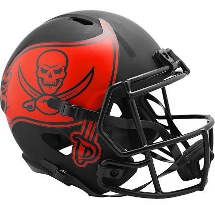 Tampa Bay Bucs Replica Eclipse Speed Football Helmet