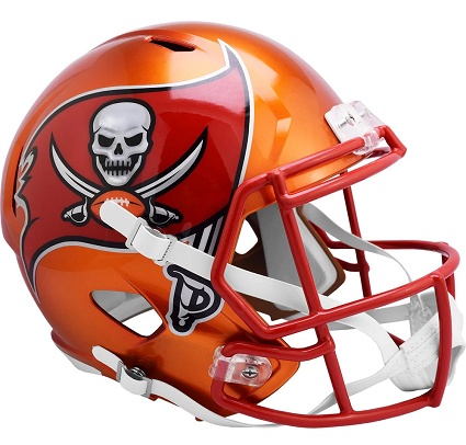 Tampa Bay Bucs Replica Flash Speed Football Helmet