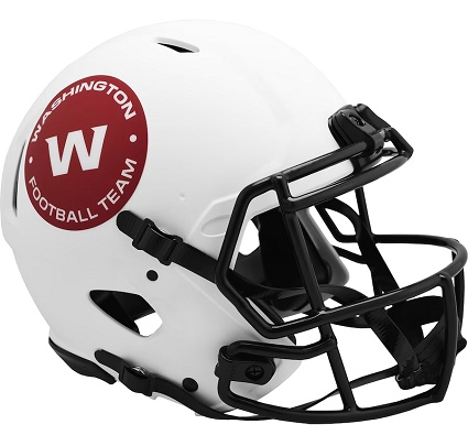 Washington Commanders Authentic Lunar Eclipse White Speed Football Helmet