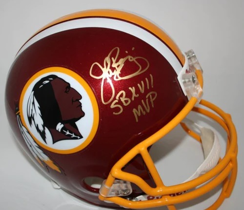 John Riggins Autographed Washington Redskins Full-Size Helmet