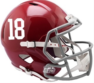 University of Alabama Authentic Speed Football Helmet