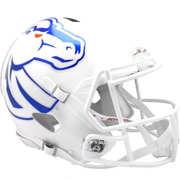 Boise State Broncos Authentic White Speed Football Helmet