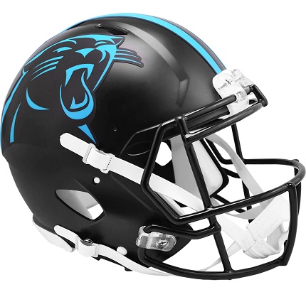 Carolina Panthers Authentic Alt. Black Speed Football Helmet