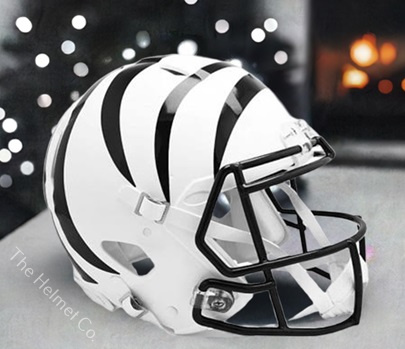 Cincinnati Bengals Authentic Alt. White Speed Football Helmet