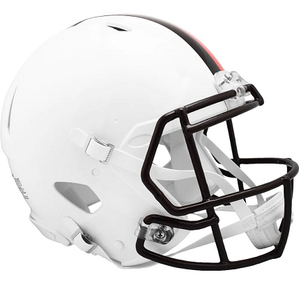 Cleveland Browns Authentic Alt. White Speed Football Helmet