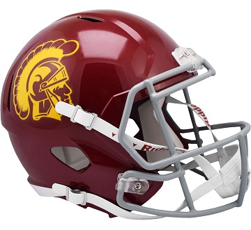 USC Trojans Replica Speed Football Helmet