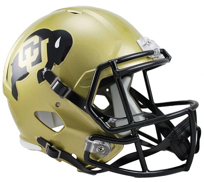 University of Colorado Buffaloes Speed Football Helmet