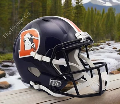 Denver Broncos Replica 2022 Alt. Color Rush Speed Football Helmet