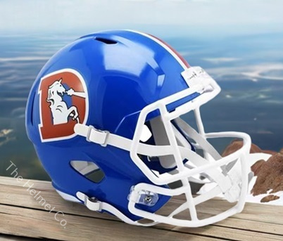 Denver Broncos Replica Throwback 1975-96 Speed Football Helmet