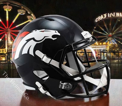 Denver Broncos Replica Throwback 1997-2023 Speed Football Helmet