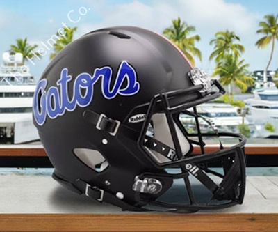 University of Florida Gators Authentic Black Speed Football Helmet