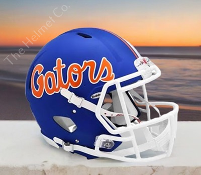 University of Florida Gators Authentic Blue Speed Football Helmet