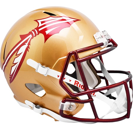 Florida State Seminoles Replica Metallic Speed Football Helmet