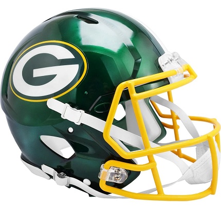 Green Bay Packers Authentic Flash Speed Football Helmet