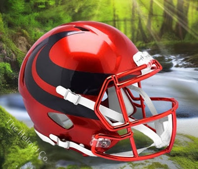 Houston Texans Authentic 2024 Alt. Red Speed Football Helmet, version 1