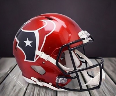 Houston Texans Authentic 2022 Alt. Red Speed Football Helmet