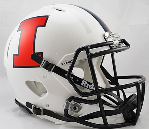 University of Illinois Football Helmets