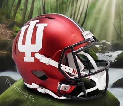 Indiana Hoosiers 2024 Anodyzed Replica Speed Football Helmet