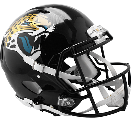 Jacksonville Jaguars Authentic Speed Football Helmet