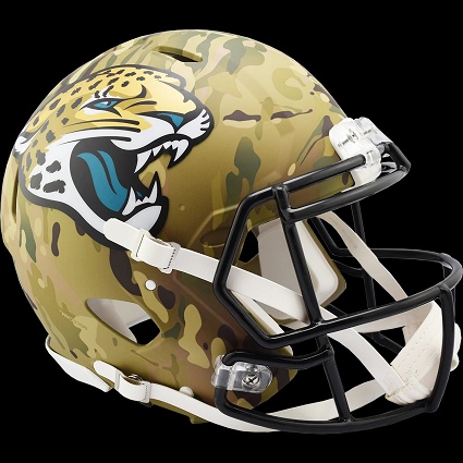 Jacksonville Jaguars Authentic Camo Speed Football Helmet