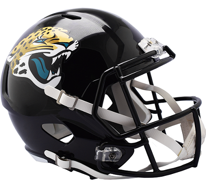 Jacksonville Jaguars Replica Speed Football Helmet