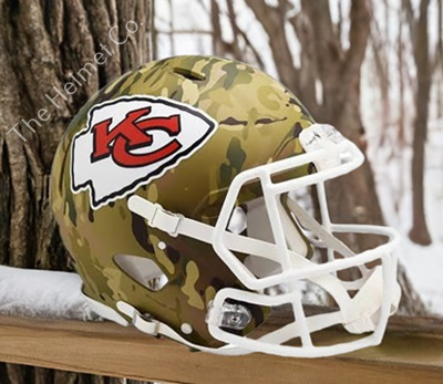 Kansas City Chiefs Authentic Camo Speed Football Helmet