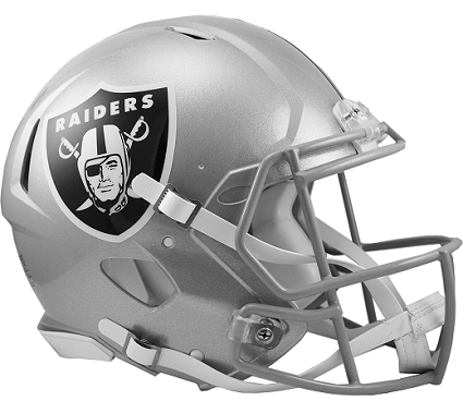 Las Vegas Raiders Authentic Speed Football Helmet