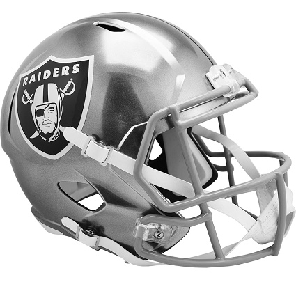 Las Vegas Raiders Replica Flash Speed Football Helmet