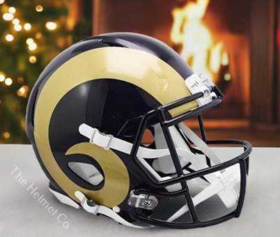 Los Angeles Rams Authentic Throwback 2000-2016 Speed Football Helmet