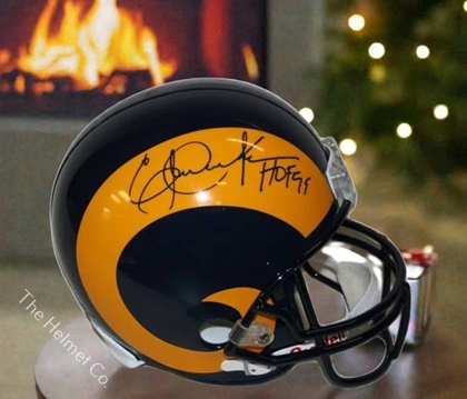 Eric Dickerson Autographed Los Angeles Rams Helmet