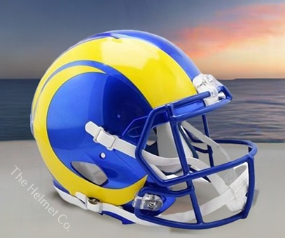 Los Angeles Rams Authentic Speed Football Helmet