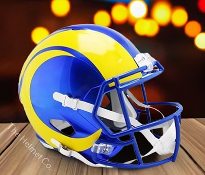 Los Angeles Rams Replica Speed Football Helmet