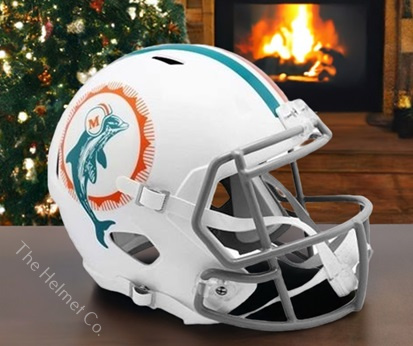 Miami Dolphins Replica 1972 Throwback Speed Football Helmet