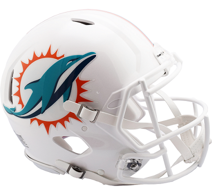 Miami Dolphins Authentic Speed Football Helmet